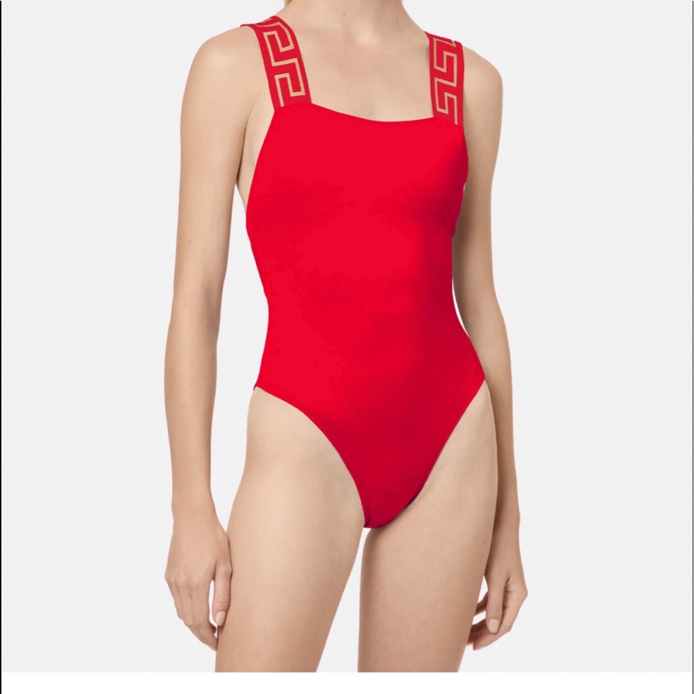 Beautiful red swimsuit